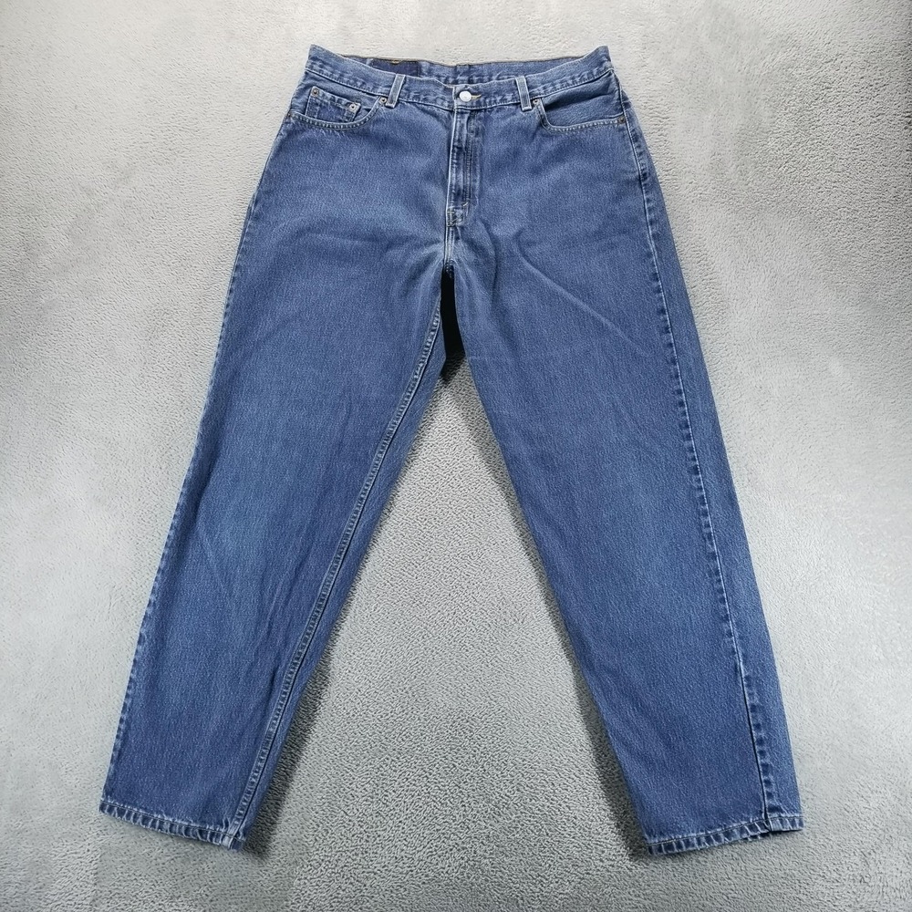 VTG Levis 560 Jeans Womens 16 Blue Loose‎ Fit Straight High Rise Made in USA 90s